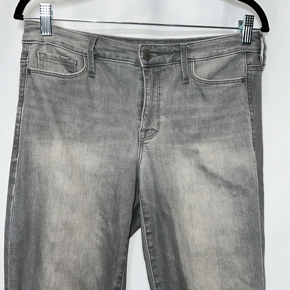 Athleta Sculptek Washed Gray Skinny Jeans Size 4 - Picture 6 of 14